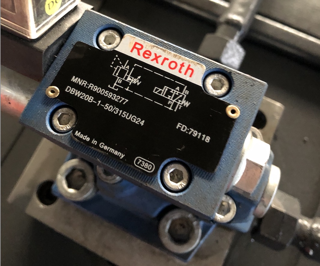 Rexroth valve-shearing machine