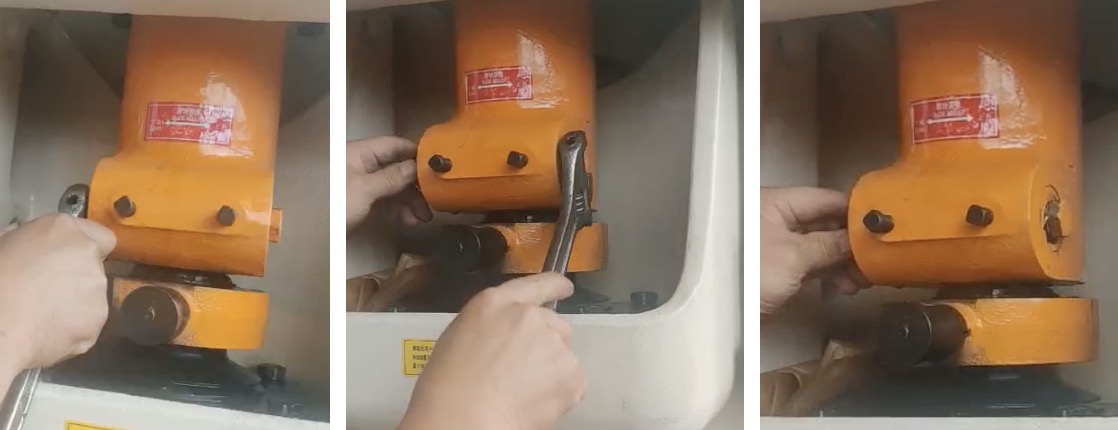 pindutin ang pag-aayos ng machine ram.