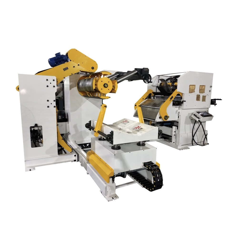 straightener feeder na may uncoiler