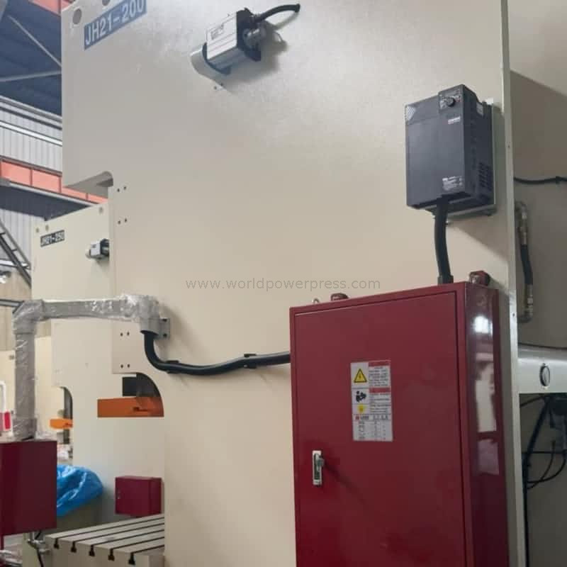 200ton c frame eccentric press machine para sa mga bahagi ng metal na nakatatak