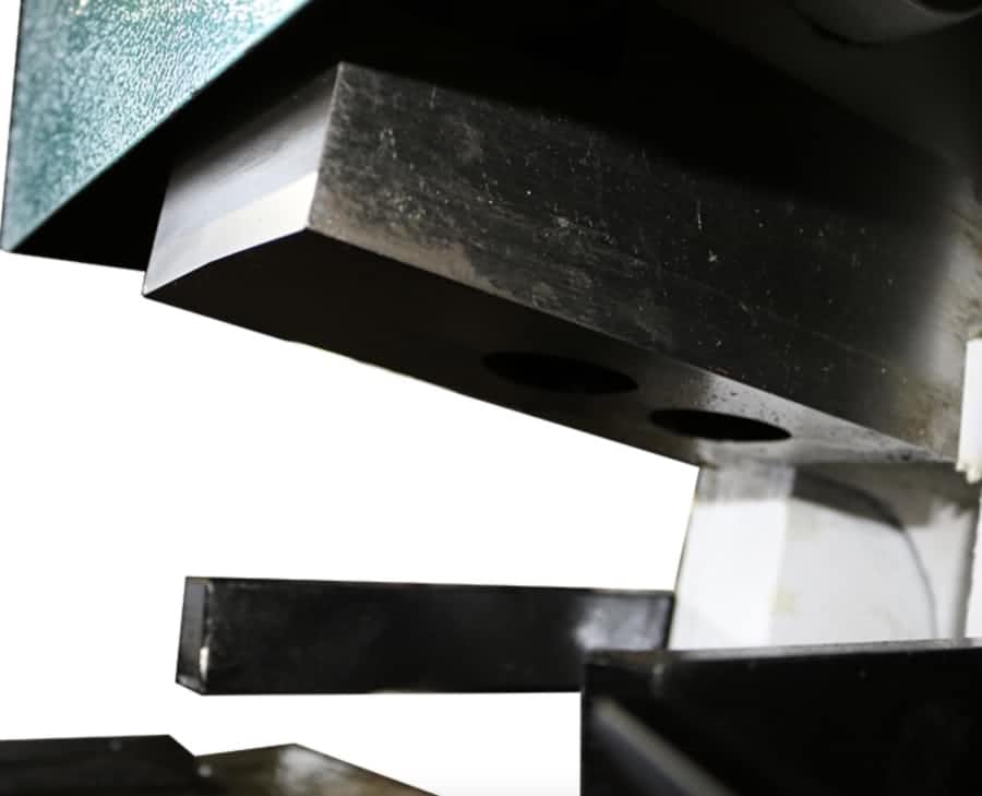 Notching station-ironworker