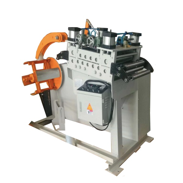 2 sa 1 straightening machine na may uncoiler