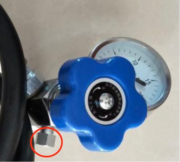 nitrogen punan ang paglipat ng tool-pressure release