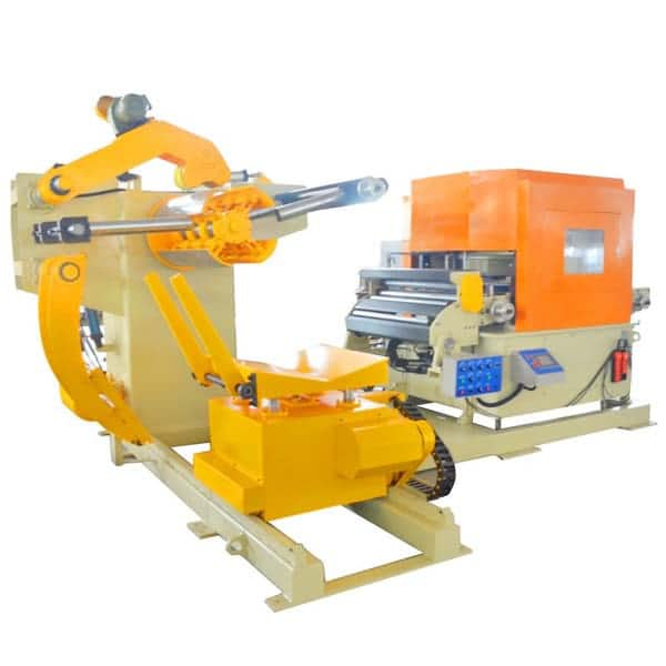 4mm 5mm kapal ng coil strip feeding machine na may uncoiler