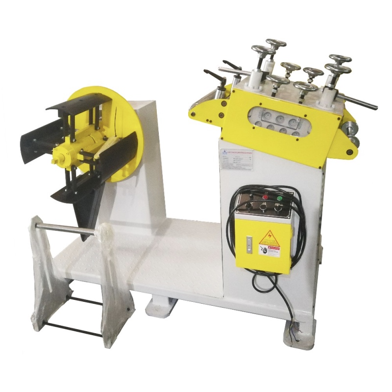 Pag -straightening machine na may uncoiling unit