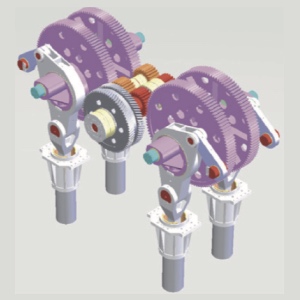 Apat na puntos na link ng pagpindot sa pagpindot